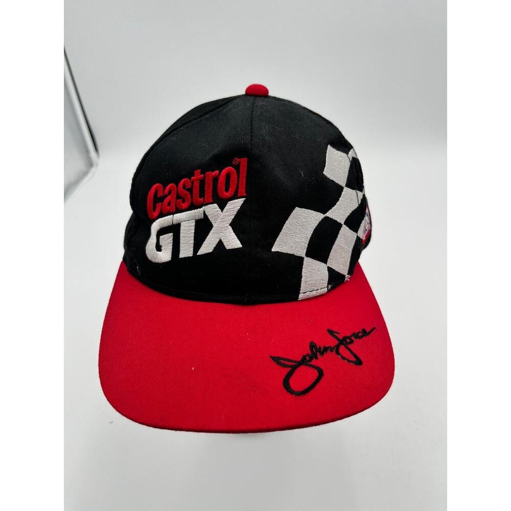 NHRA John Force drag racing hat excellent condition black snapback